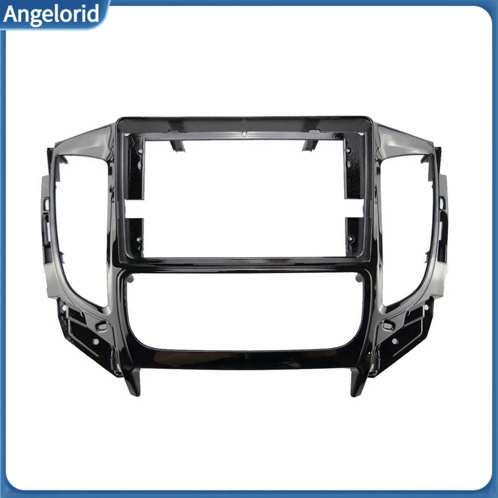 Car Radio Dash Kit Durable Mounting Bracket 9 Inch Fascia Frame for Mitsubishi Triton 2015-2020 Navigation Panel Trim fo