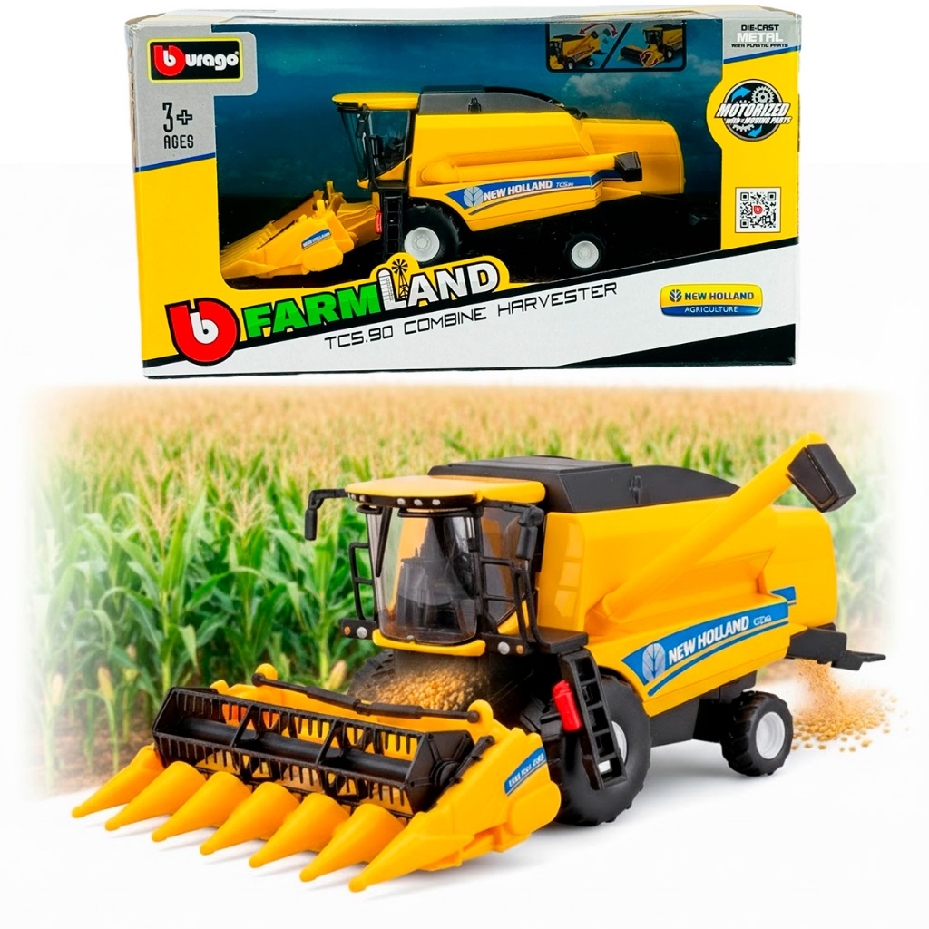 MINIATURA COLHEITADEIRA NEW HOLLAND TC5.90 BBURAGO