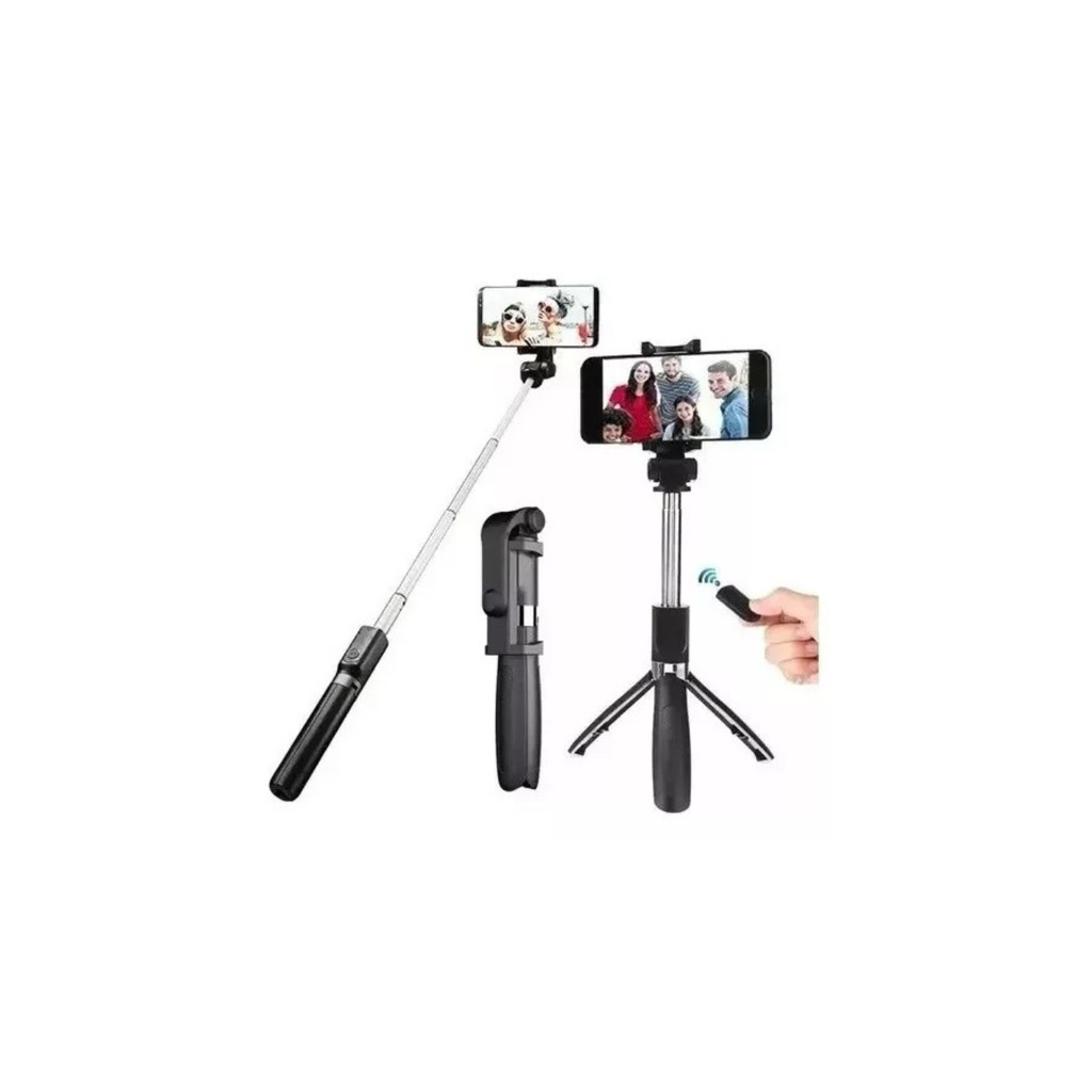 Bastão Tripé Mini 360º Pau De Selfie Bluetooth 3em1