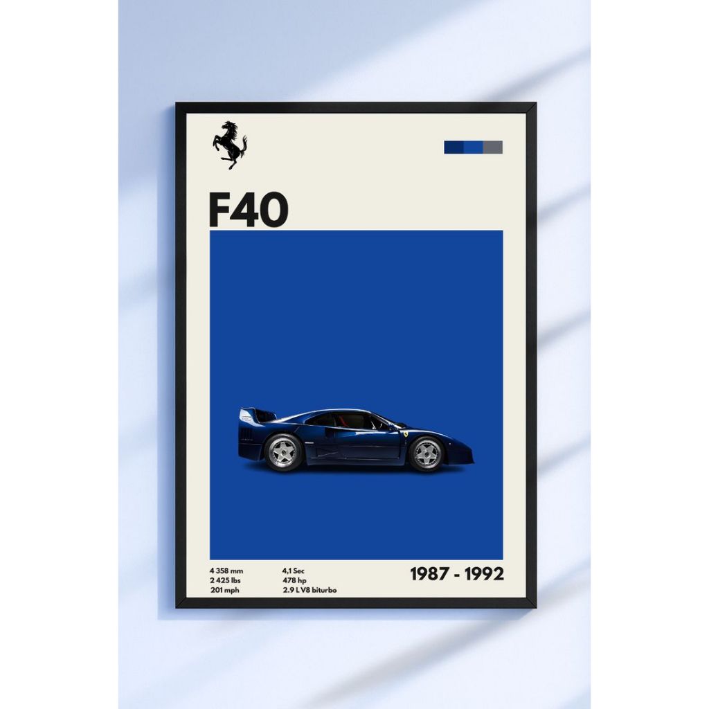 Quadro Placa decorativa carros automobilismo Ferrari porsche Lamborghini BMW Moderna Elegante 01