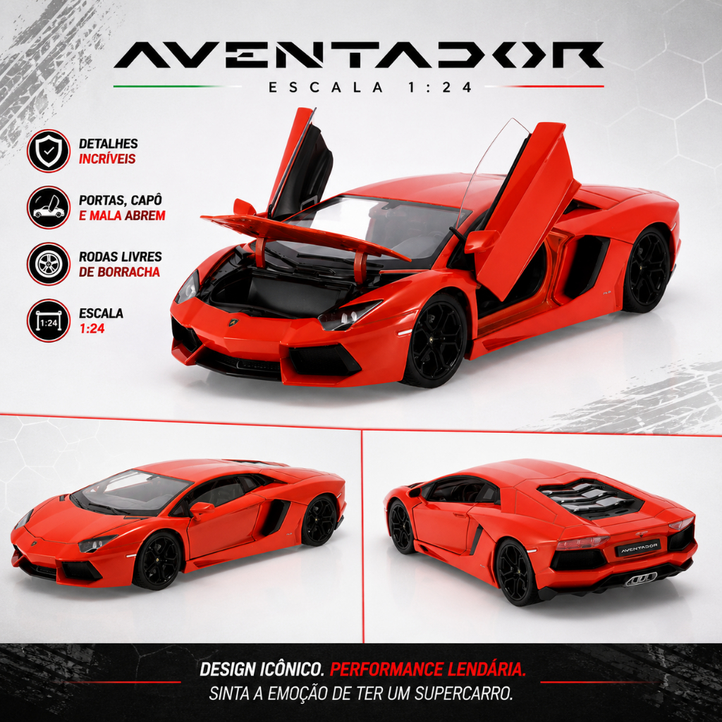 Lamborghini Aventador Lp700-4 1:24 Welly