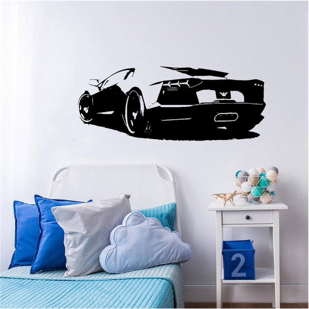 Adesivo Carro, Lamborghini, Adesivo de Parede, 100x40cm Todas as Cores