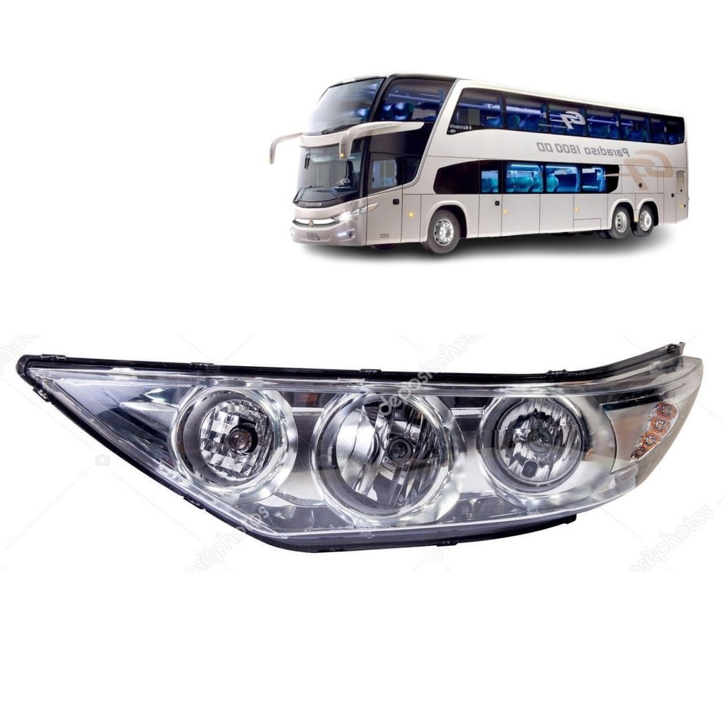 FAROL ONIBUS MARCOPOLO G7 VIAGGIO 1050 1200 RODOVIARIO L/ESQ