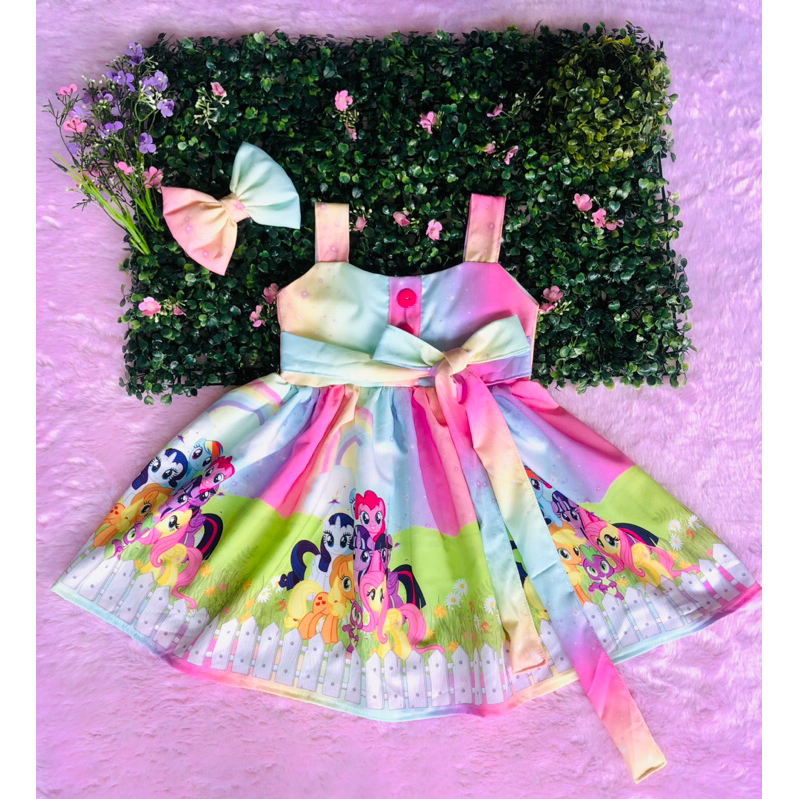 vestido infantil my little pony
