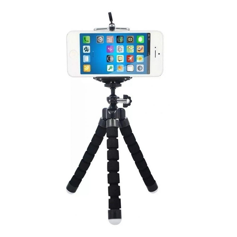 Tripé Flexível Articulado Suporte Celular Selfie Câmera