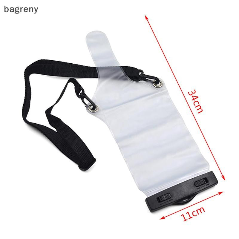 [bagreny] Rádio Portátil À Prova D'água Caso Bolsa Para Suporte De Capa Walkie Talkie Com Cordão BR