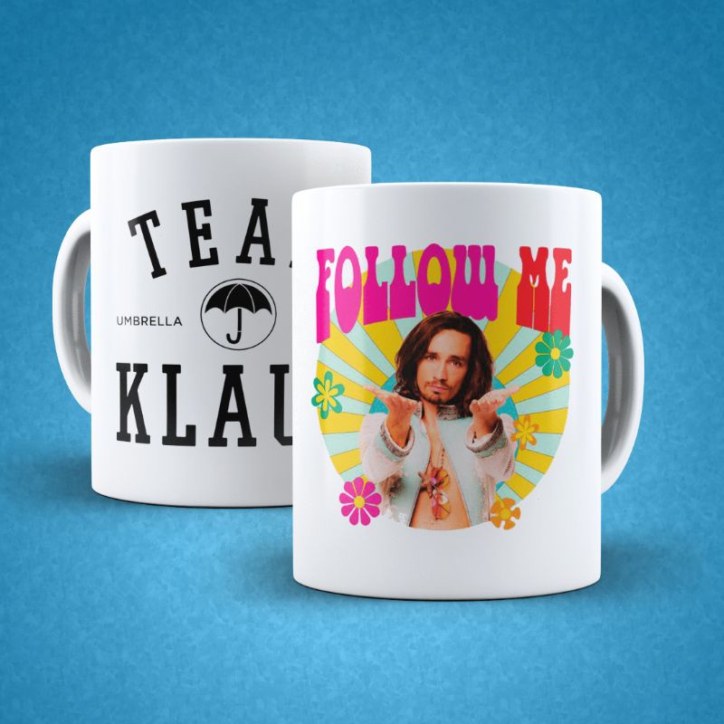 Caneca The Umbrella Academy - Klaus - Follow Me (Porcelana)