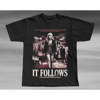 Camiseta Masculina Estampa do Filme It Follows Moderna Confortável Estilosa Tendência