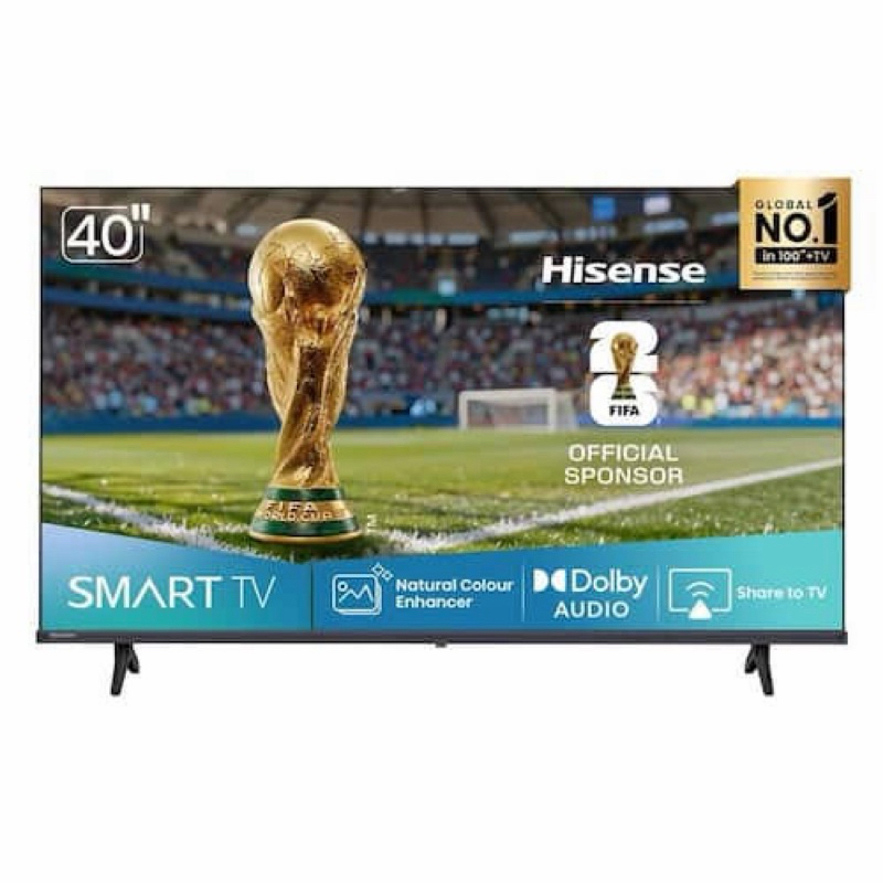 Smart TV Hisense 40 Polegadas Full HD LED Wi‑Fi Bluetooth HDR10 VIDAA 40A4NV
