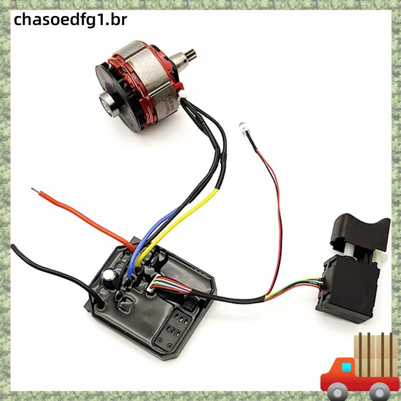 Kit De Motor Sem Escova De Chave Elétrica-Controlador De Placa De Acionamento Incluído Interruptor De Controle De Veloci
