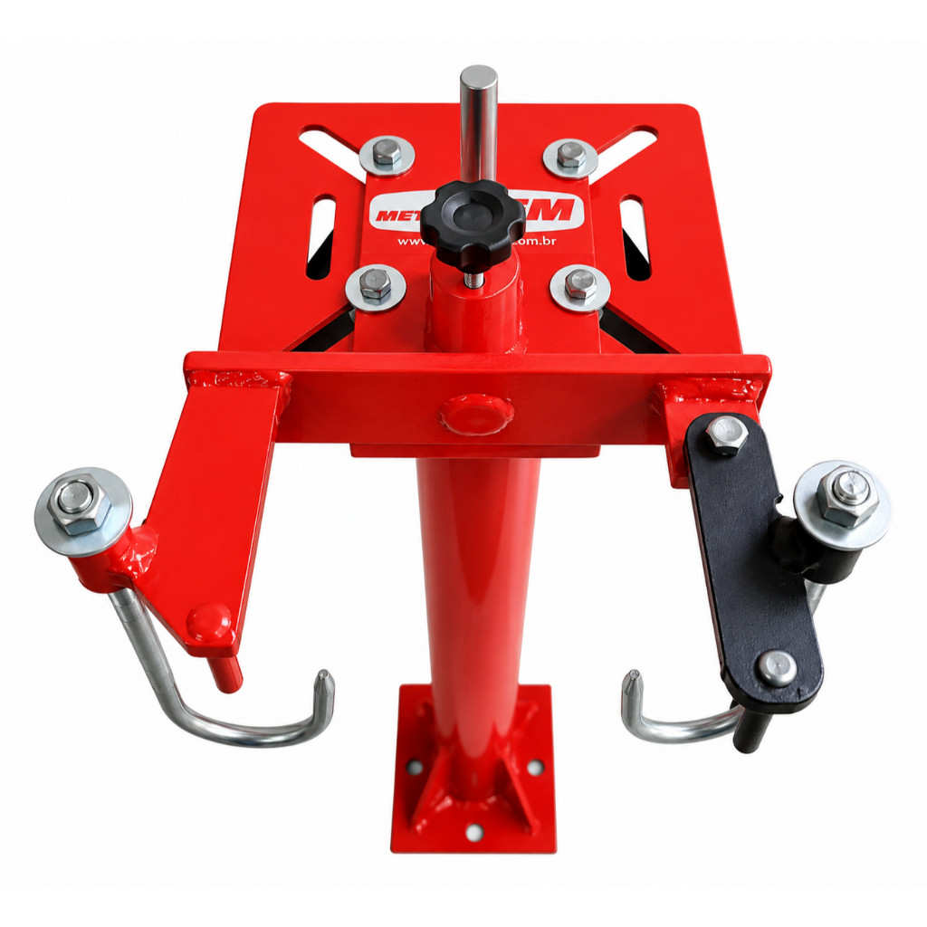 Suporte Cavalete Pedestal Para Motores de Motos Até 350 CC Com 3 Ganchos Em Aço Metal PEM/TEM