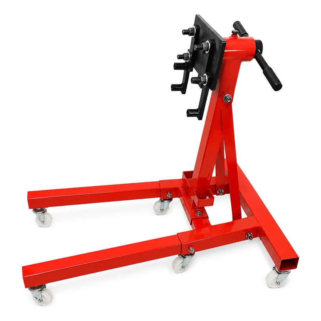 Suporte Cavalete Para Motores Universal Móvel Linha Pesada Pernas Dobráveis Aço Reforçado Metal PEM