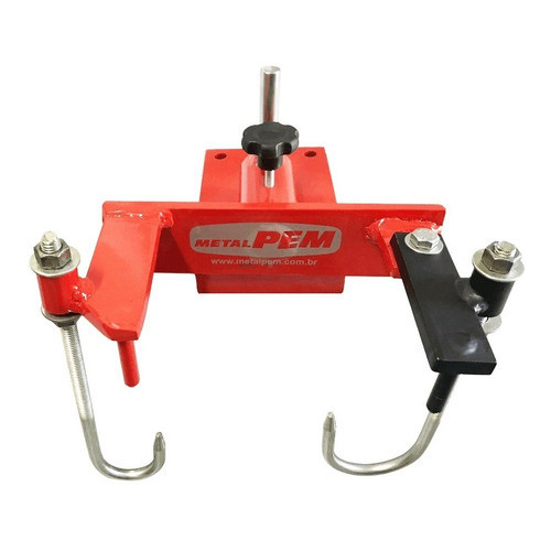 Cavalete de Motor de Moto 100 a 350cc Com 3 Ganchos Giro 360 Ajustável Em Aço Metal PEM