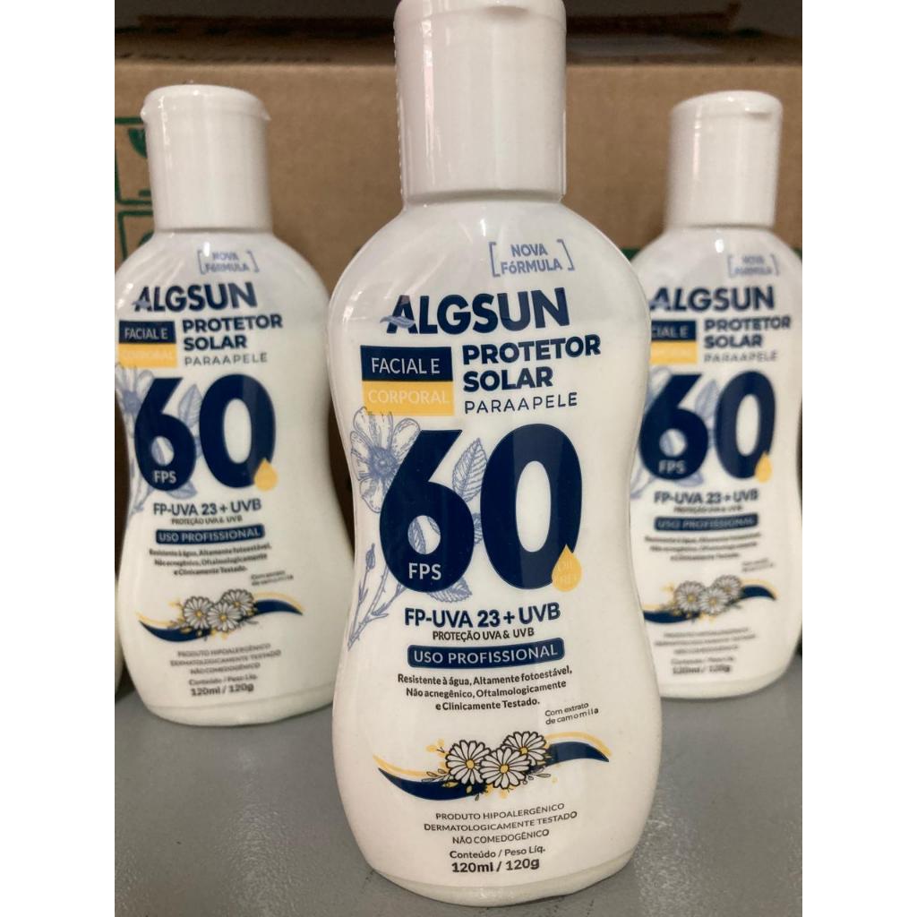 Protetor Solar Alg Fps 60 - 120 Ml