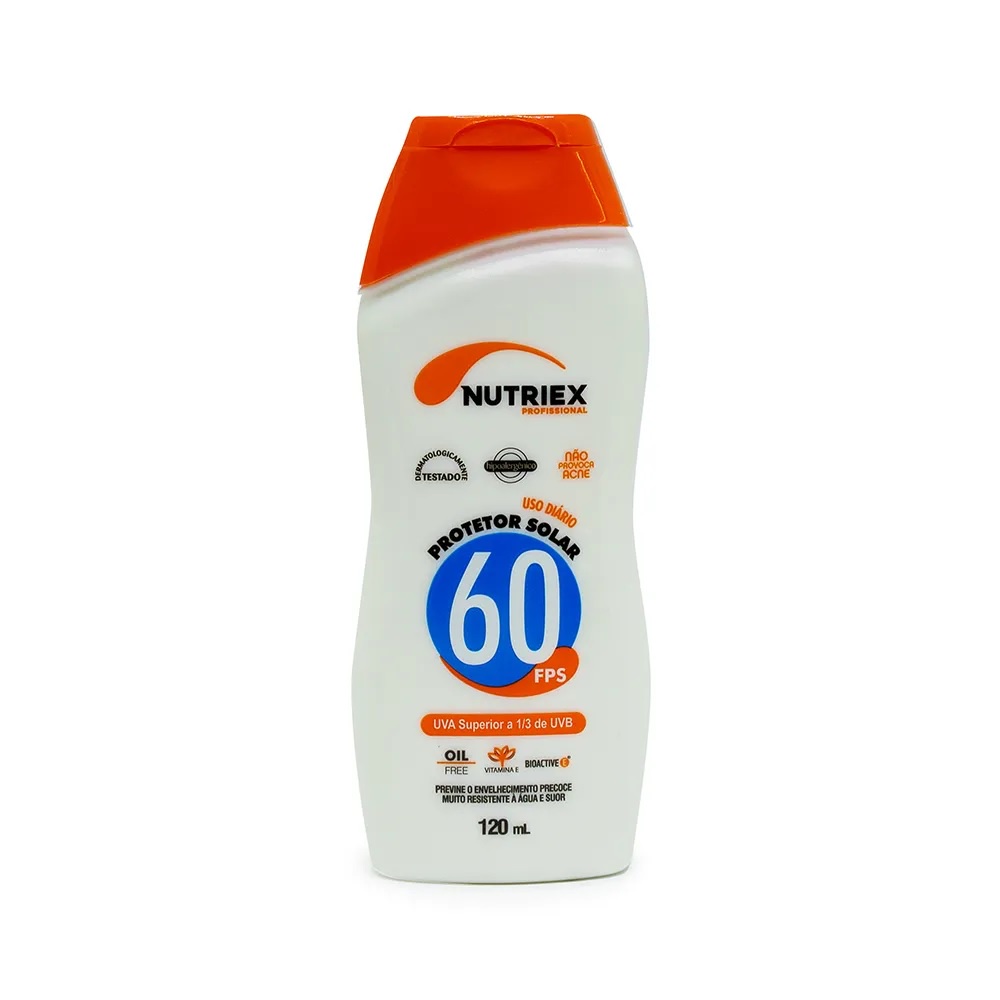 Protetor Solar FPS 60 120 ml Nutriex