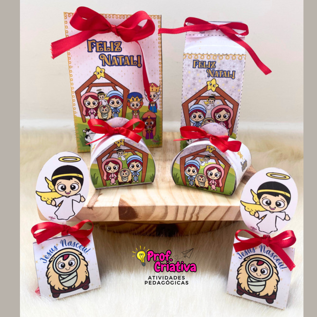 LEMBRANCINHA DE NATAL: JESUS NASCEU - ????PROF CRIATIVA
