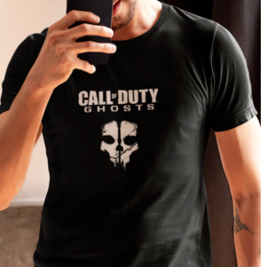 Camiseta Masculina Do Operador Ghost - Call Of Duty -