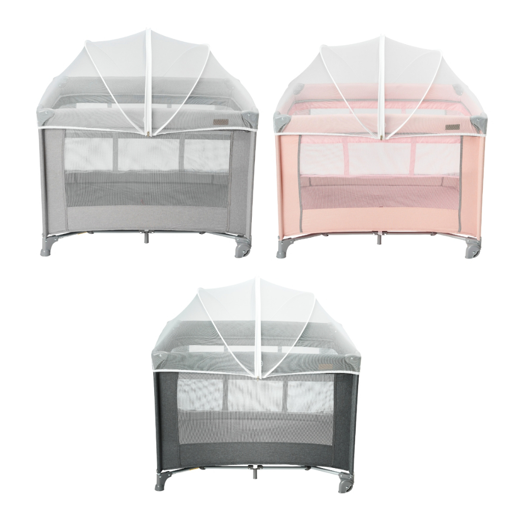 Berco Portatil Bebe Cercado até 15kg Dobrável Compacto Seguro Lazy Maxi Baby