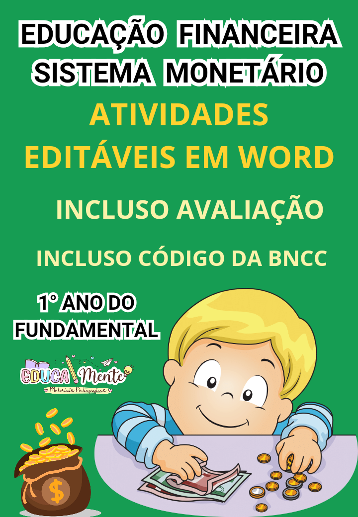 APOSTILA EDUCAÇÃO FINANCEIRA/SISTEMA MONETÁRIO 1° ANO
