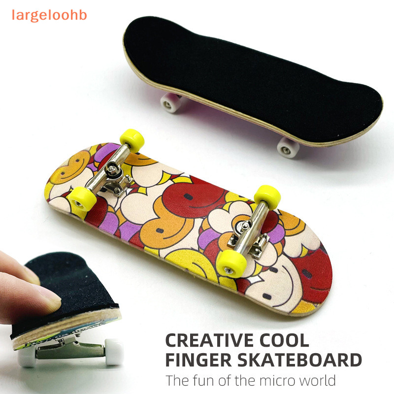 [largeloohb] Finger Skateboard le Board 100 * 30mm Fingertip Creative Gift Sports
