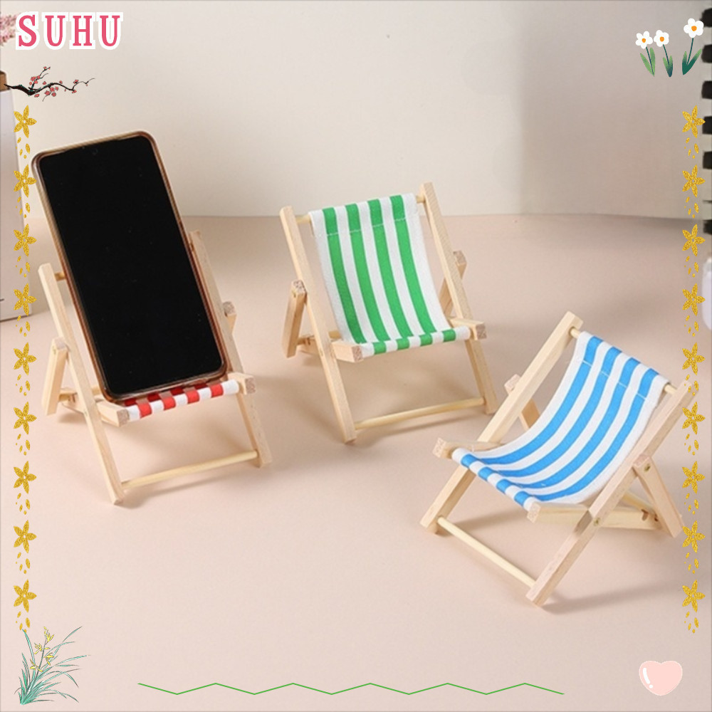 Cadeira De Boneca SUHU , Suporte Para Celular Mini Modelo De Brinquedo Acessórios Bonecas , Praia De Algodão