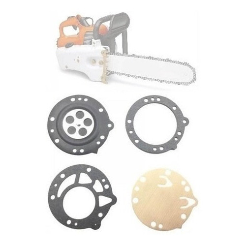 Kit Reparo P/ Carburador Tillotson Motosserra St Ms08s