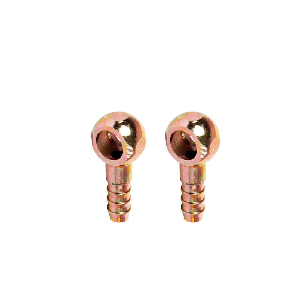 Kit 2 / 5 Olhal Banjo Sextavado Para Tubo Hidráulico 10mm 12mm 14mm 16mm Aço Alta Resistência