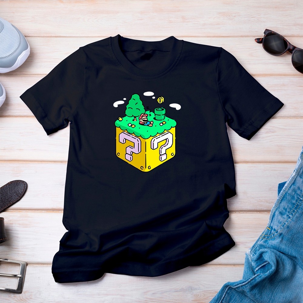 Camiseta Camisa 30.1 T-shirt Slim Basica Jogo Video Game Super Mario Premium o Blusa Premium Envio Imediato