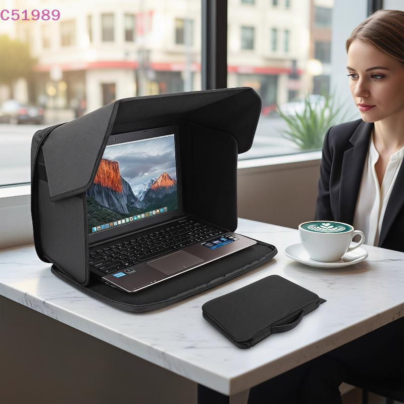[kaan] Anti-Reflexo Laptop Sun Shade Capa De Privacidade Tela Portátil Dobrável Para Laptops De 11 A 17 Polegadas Home O
