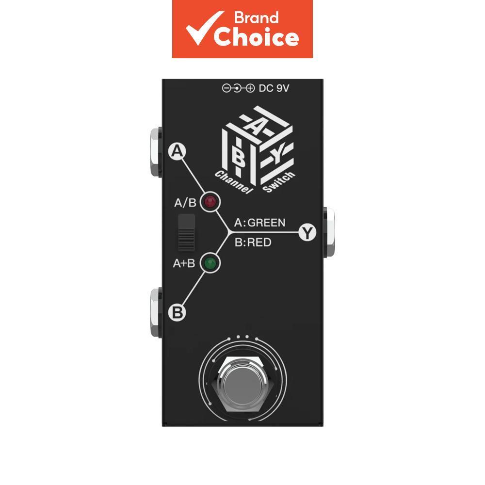 Miwayer Pedal Switcher Portátil ABY Linha True Bypass Circuito Carcaça Metálica Divisor de Sinal de Guitarra e Baixo