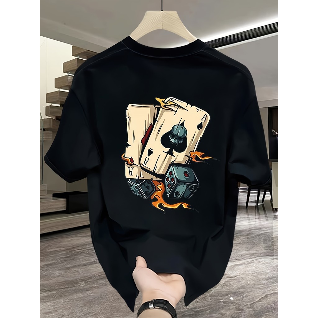 Camiseta Oversized Masculina Gamer Controle Retrô Cartas Japonês 100% Algodão Premium Envio Imediato