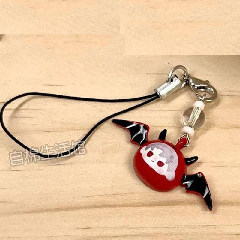 2025 Jogo Amor E Sílabo Deepspace Cosplay Chaveiro Kawaii Qin Che Pequeno Diabo Metal Telefone Corrente Acessório Prop