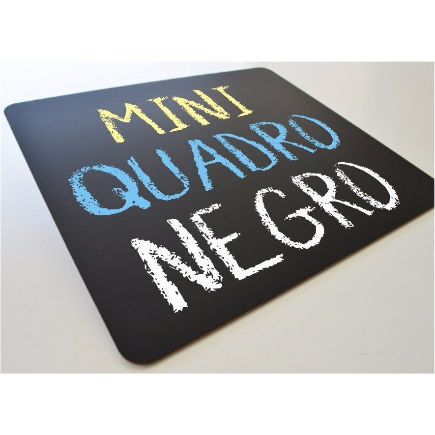 Mini Quadro Negro - Pronto Para Colar Na Parede! Giz Grátis!