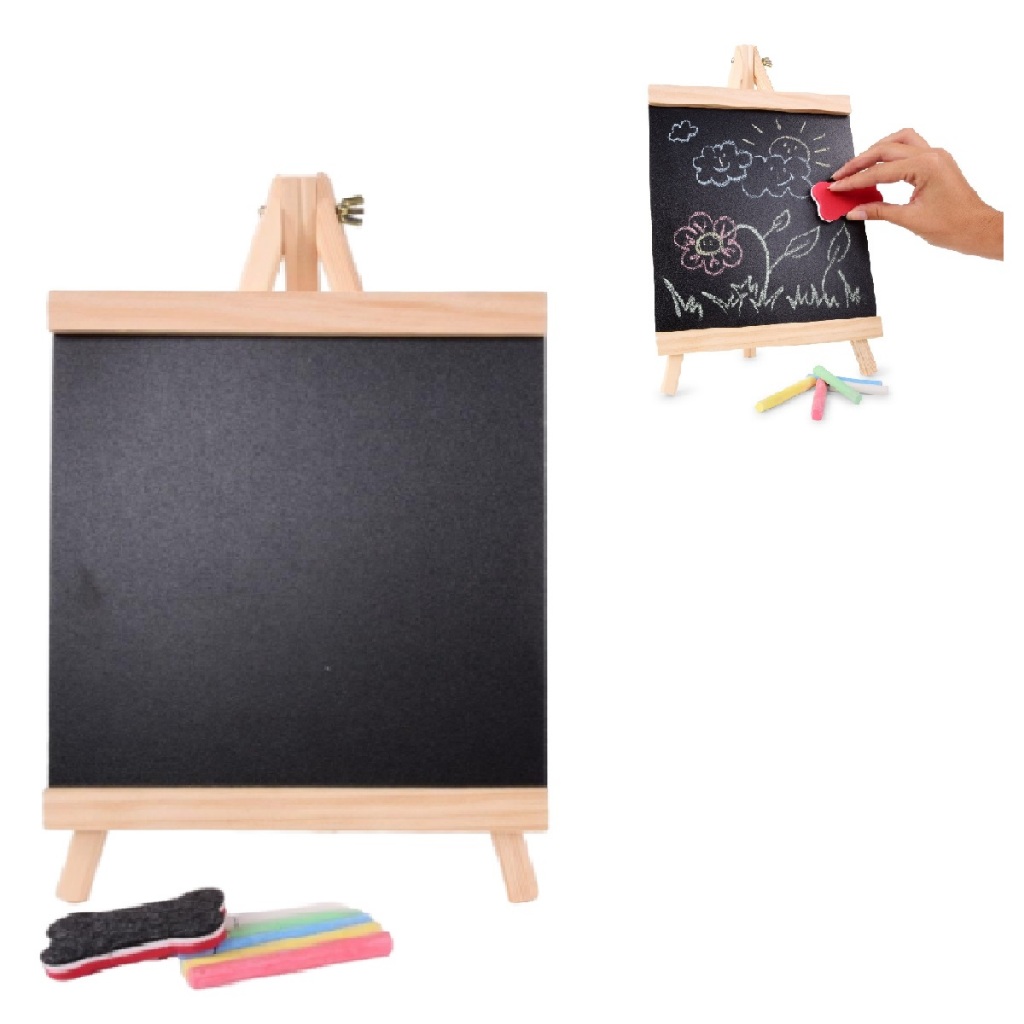 Lousa Quadro Negro com Cavalete Giz Mini Cardápio Restaurante Your House