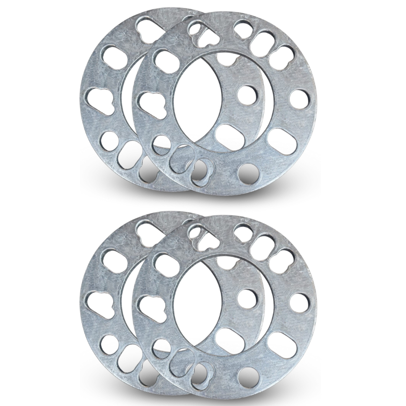 Kit 4 Espaçadores De Roda Universal 4 E 5 Furos 6mm Até 5x112