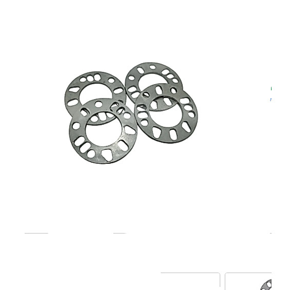 Kit 4 Espaçador Alargador Roda Universal 4 E 5 Furos 6mm