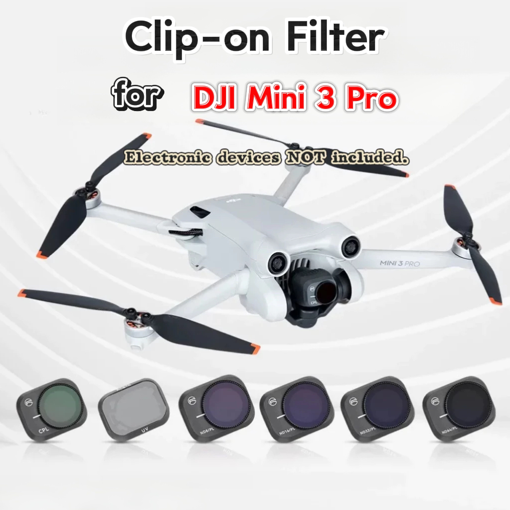 Adequado para DJI Mini 3 Pro Filtro de fivela Proteção UV CPL Polarizador ND ND Filtro