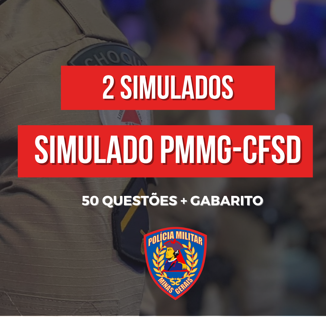 COMBO 2 SIMULADOS PMMG-CFSD 2024