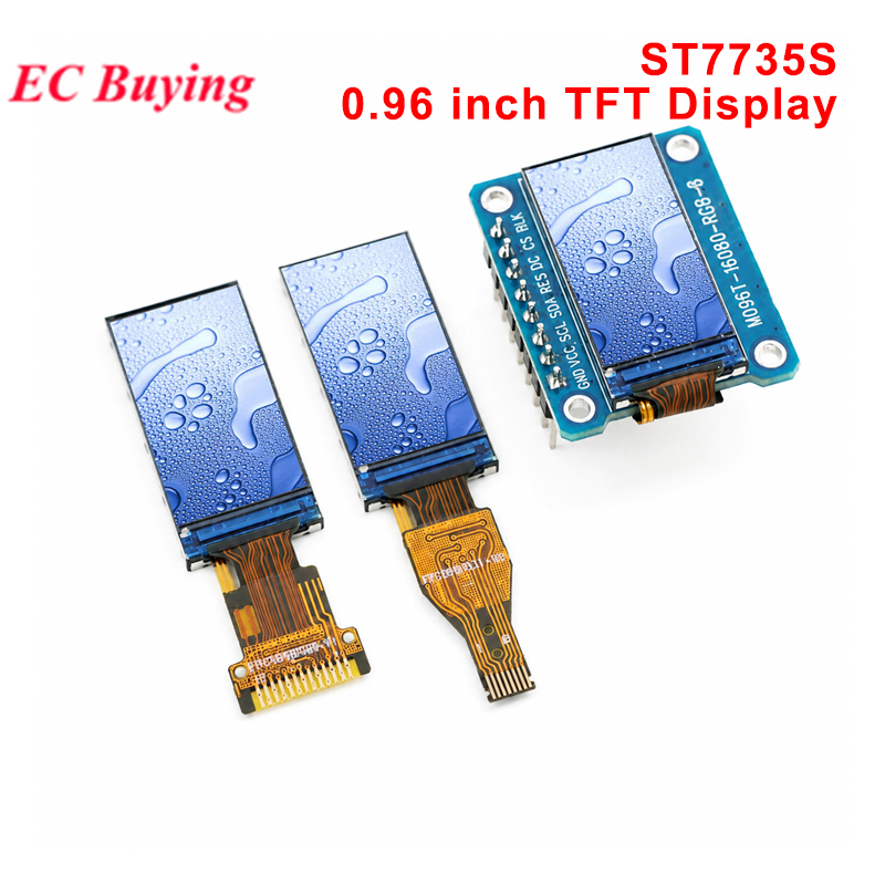 0.96 Polegada Display TFT IPS Tela LCD ST7735 80x160 Cor Cheia BOE 8Pin 13Pin Módulo De Nua Para Arduino Projeto DIY