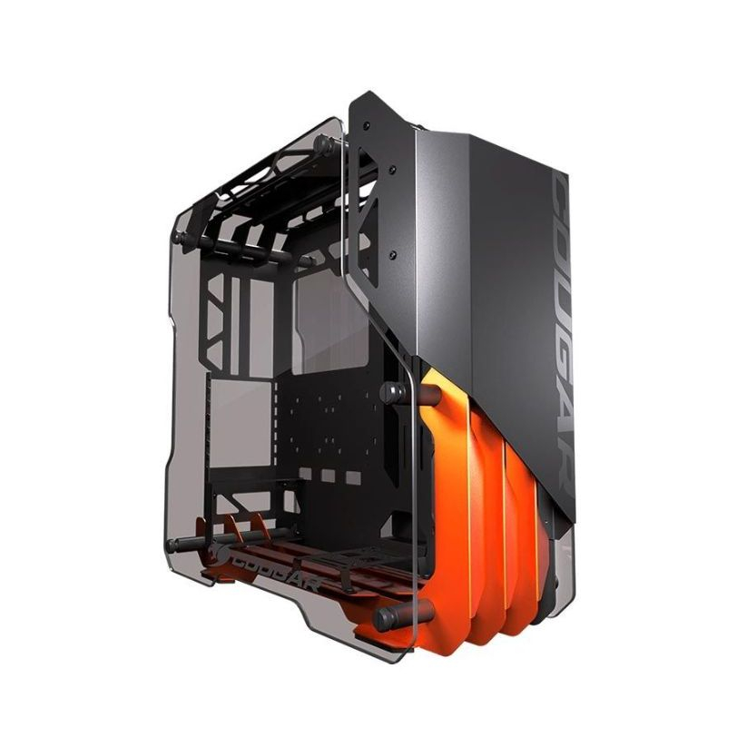 Gabinete ATX COUGAR Blazer [CGR-5LMGO] - SEM FONTE (Open Frame/Aluminum) (2U3/HDA/VT/FI/0F)
