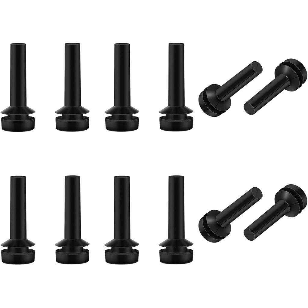 12Pcs WB02X24790 Grate Rubber Feet Replacement for GE Stove Parts Rubber Grate Bumpers, Cafe Stove Top Grate Foot for GE