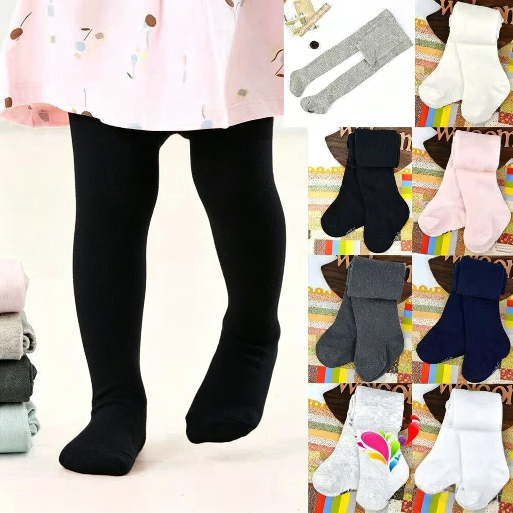 Children's Tights Colors Black, White, Colorful and Printed 1-9 years