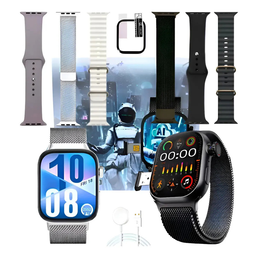 Smartwatch Hw S10 Call Tiktok Chip Baixa Apps Câmera Chatgpt