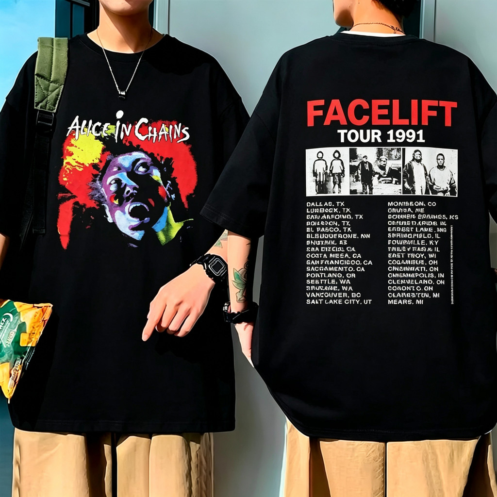 Camiseta Preta Unisex, Design com Imagens e Textos 