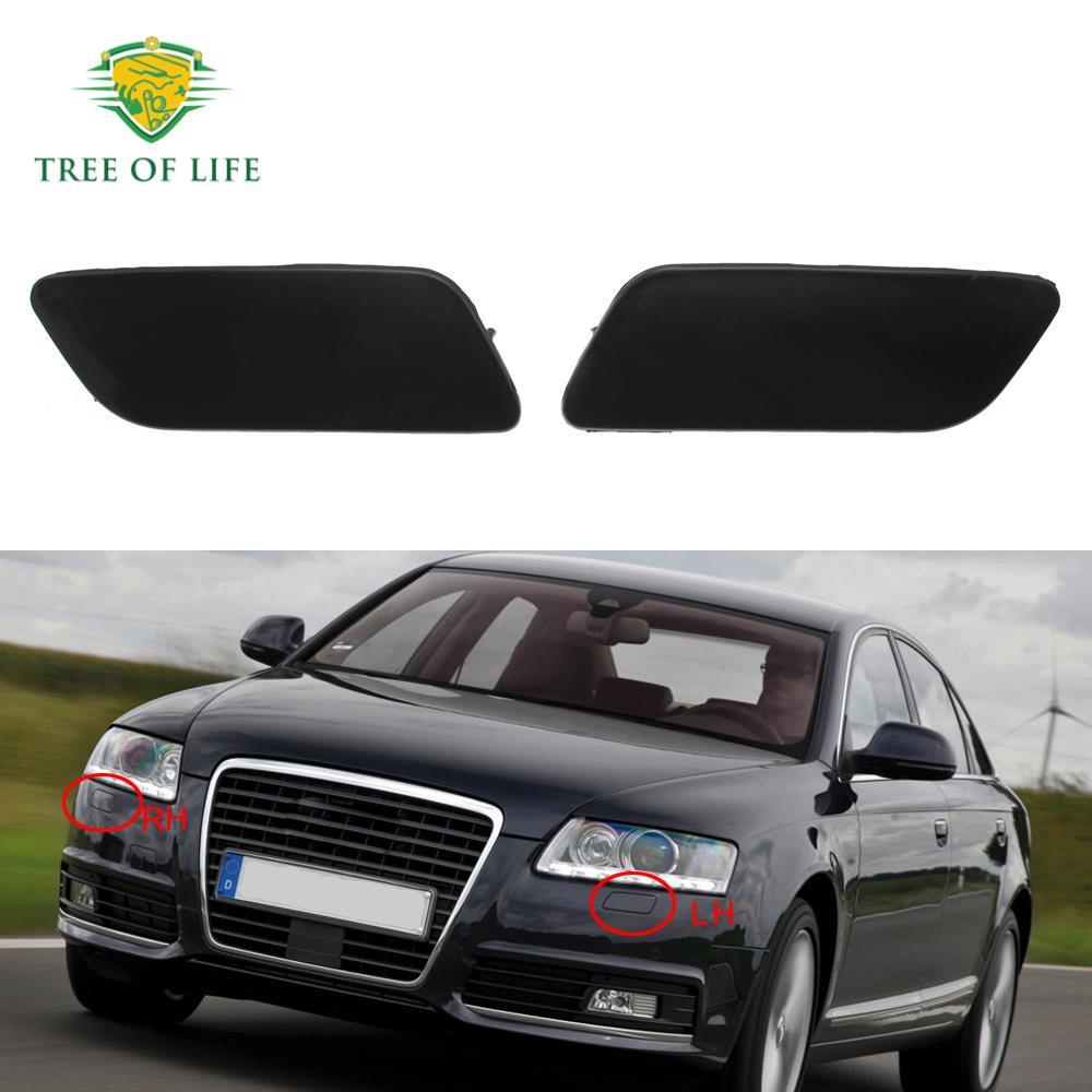 4F0955275B 4F0955276B Amortecedor Dianteiro Farol Lâmpada Lavadora Spray Limpeza Atuador Capa Para Audi A6 C6 Facelift 2