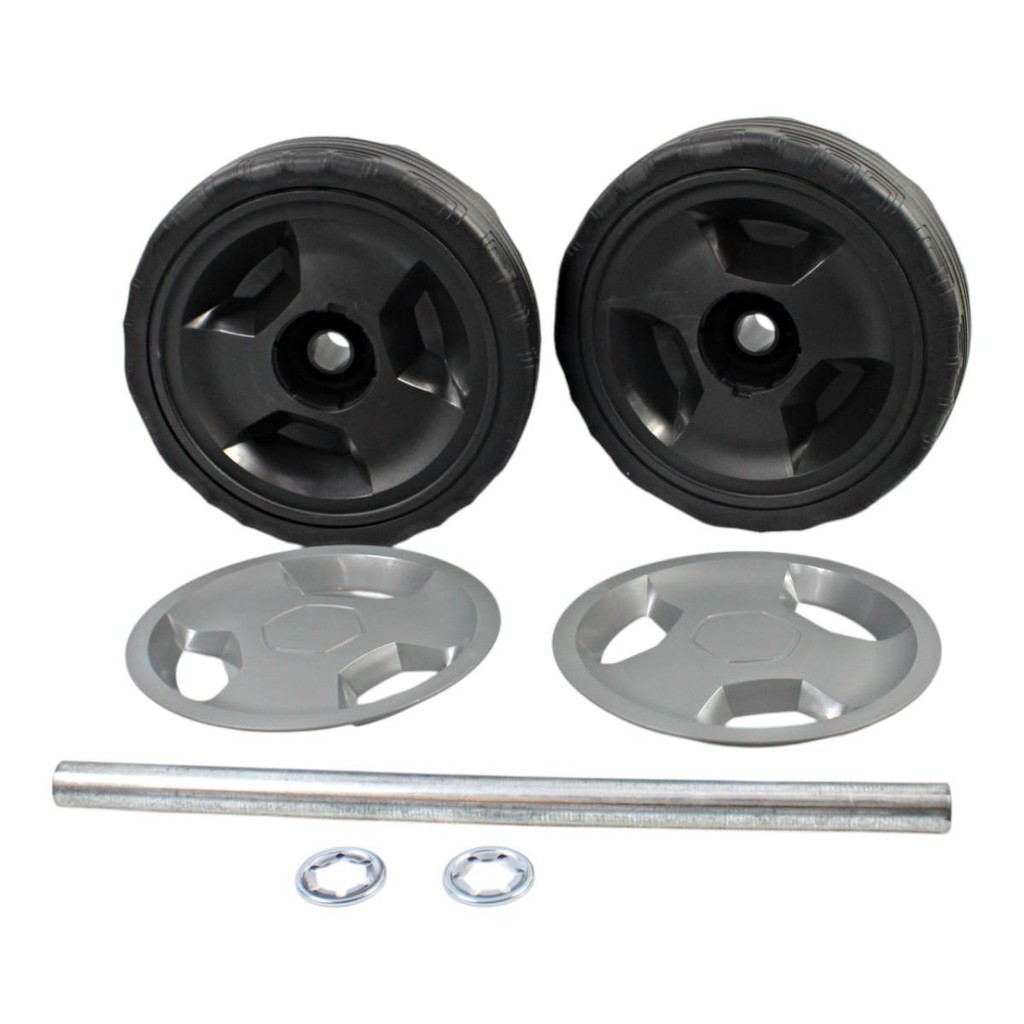 Kit Rodas Cpl+eixo P/ Lavadora Karcher Hd585 Facelift Original