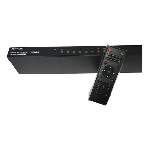 Multi-viewer 16x1 Switch 16 Entradas Hdmi Em 1 Saida Tela