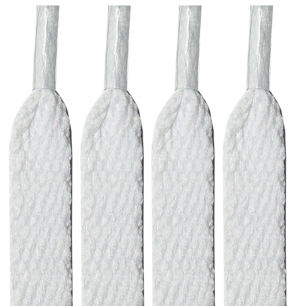 Cadarço Branco 1,20m 120cm Tênis Cano Baixo Tradicional Chato