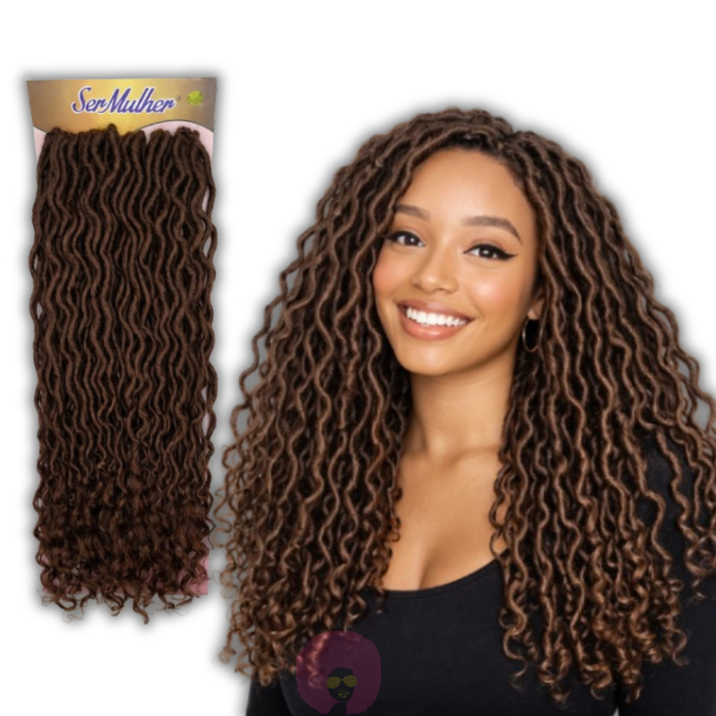 CABELO DUDA CROCHET BRAIDS - GODDESS SER MULHER FAUXS LOCS 320g