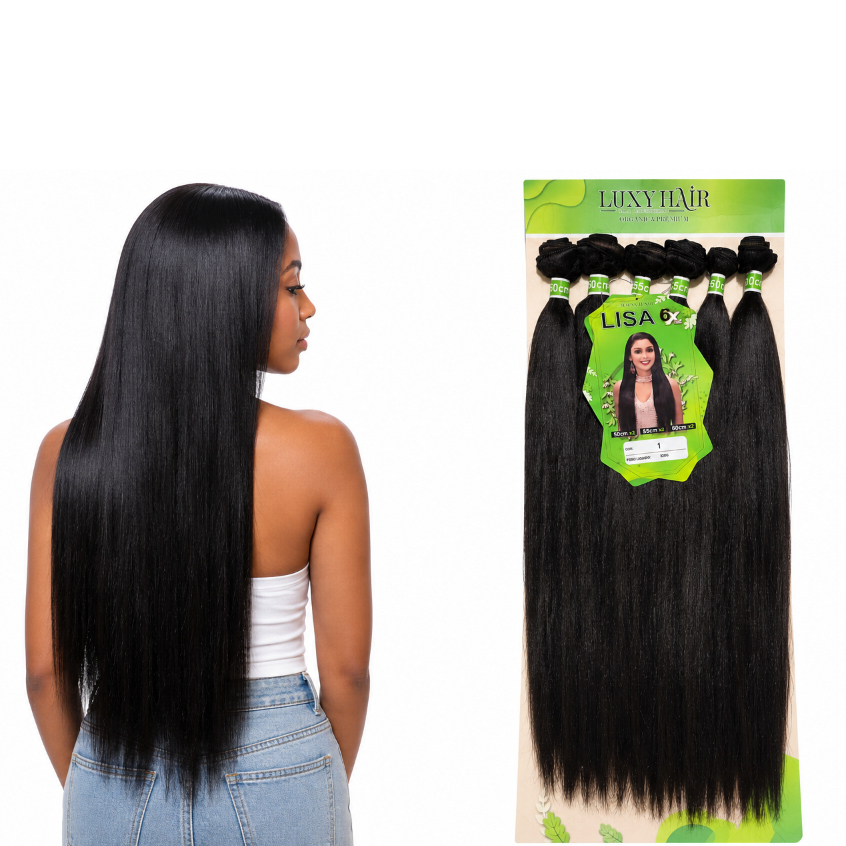 Cabelo Liso Modelo Lisa 60 cm Luxy Hair Organica Premium